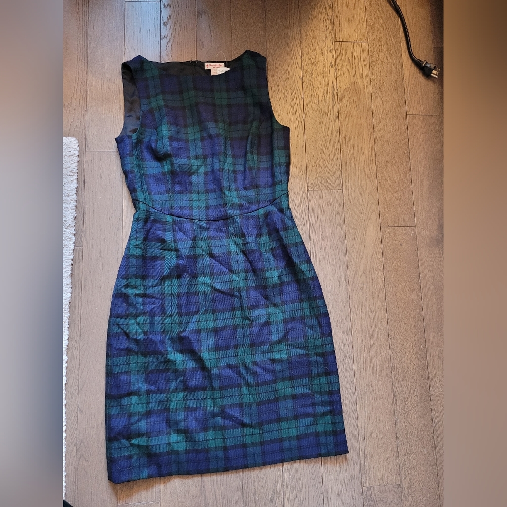 Brooks brothers plaid dress NWT
